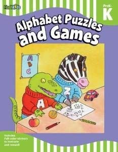 9781411498914: Alphabet Puzzles and Games: Grade Prek-k (Flash Skills)