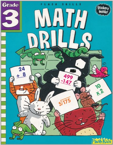 Stock image for Math Drills: Grade 3 (Flash Skills) for sale by Wonder Book