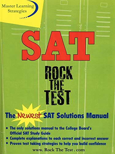 Beispielbild fr The New SAT Solutions Manual to the College Board's Official Study Guide zum Verkauf von ThriftBooks-Atlanta
