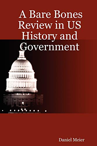 Stock image for A Bare Bones Review in US History and Government for sale by PBShop.store US