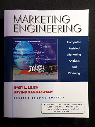 Imagen de archivo de Marketing Engineering, Revised Second Edition a la venta por Ergodebooks