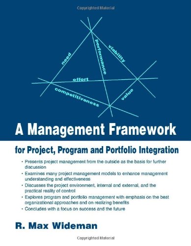 Stock image for A Management Framework for Project, Program and Portfolio Integration for sale by Books Unplugged