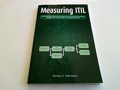 Beispielbild fr Measuring ITIL: Measuring, Reporting and Modeling - the IT Service Management Metrics That Matter Most to IT Senior Executives zum Verkauf von SecondSale