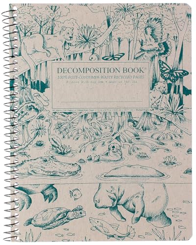 Beispielbild fr Decomposition Everglades College Ruled Spiral Notebook - 9.75 x 7.5 Journal with 160 Lined Pages - 100% Recycled Paper - Notebooks for School Supplies, Home & Office - Made in USA zum Verkauf von SecondSale