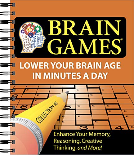 Brain Games #5: Lower Your Brain Age in Minutes a Day (Variety Puzzles) (Volume 5) (Brain Games -...