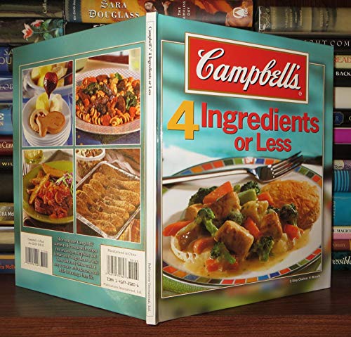 Stock image for Campbell's 4 Ingredients or Less Cookbook for sale by Your Online Bookstore