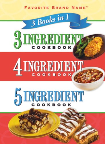 Stock image for 3 Books in 1 3-4-5- Ingredient Cookbook for sale by Orion Tech