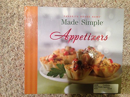 Beispielbild fr Made Simple Appetizers zum Verkauf von Better World Books