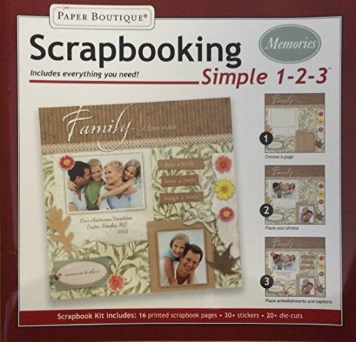 Beispielbild fr Scrapbooking Memories Kit (Simple 1-2-3) zum Verkauf von -OnTimeBooks-