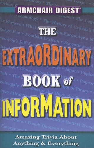 Stock image for Armchair Digest: The Extraordinary Book of Information for sale by Wonder Book