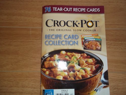9781412768108: Crock Pot Recipe Card Collection (76 Tear-Out Recipe Cards)