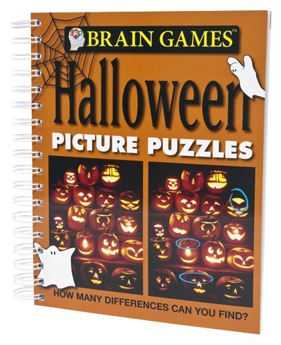 Stock image for Brain Games - Halloween Picture Puzzles for sale by Upward Bound Books