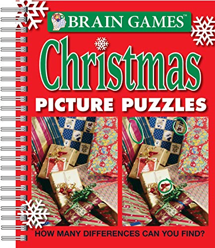 9781412798082: Brain Games - Picture Puzzles: Christmas: How Many Differences Can You Find?