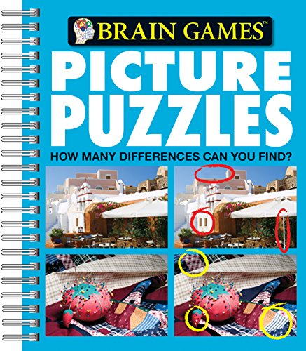 Stock image for Brain Games - Picture Puzzles #4: How Many Differences Can You Find? (Volume 4) for sale by Zoom Books Company