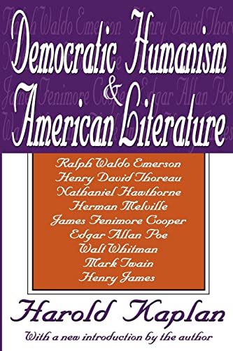 Stock image for Democratic Humanism and American Literature for sale by Better World Books