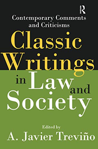 Beispielbild fr Classic Writings in Law and Society zum Verkauf von Blackwell's