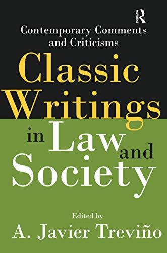 Imagen de archivo de Classic Writings in Law and Society a la venta por Blackwell's