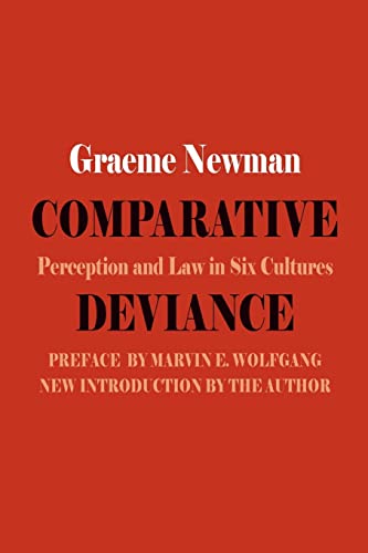 Stock image for Comparative Deviance : Perception and Law in Six Cultures for sale by Blackwell's