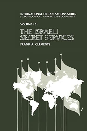 Imagen de archivo de Israeli Secret Services (International Organizations) a la venta por Chiron Media