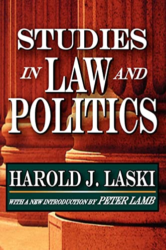 9781412810692: Studies in Law and Politics