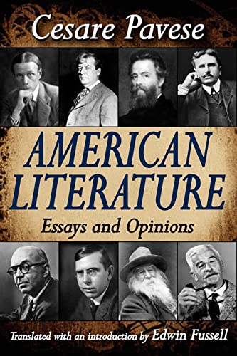 American Literature: Essays and Opinions (9781412810739) by Pavese, Cesare