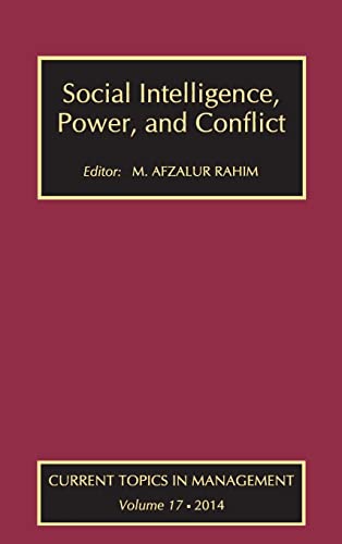 Beispielbild fr Social Intelligence, Power, and Conflict: Volume 17: Current Topics in Management zum Verkauf von Blackwell's
