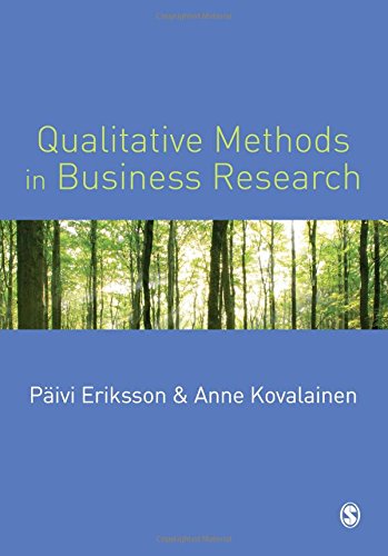 Beispielbild fr Qualitative Methods in Business Research zum Verkauf von Better World Books