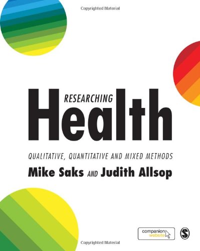 Imagen de archivo de Researching Health: Qualitative, Quantitative and Mixed Methods a la venta por Anybook.com