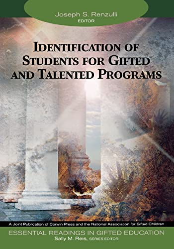Imagen de archivo de Identification of Students for Gifted and Talented Programs (Essential Readings in Gifted Education Series) a la venta por SecondSale