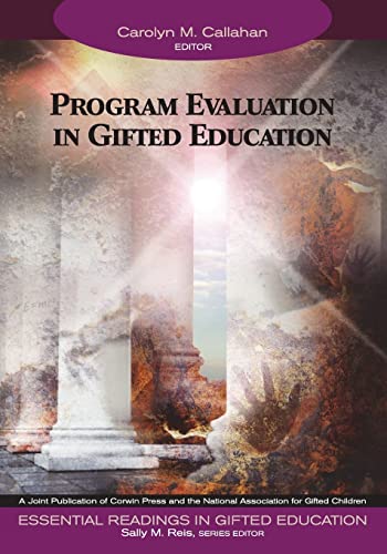 Beispielbild fr Program Evaluation in Gifted Education zum Verkauf von Better World Books