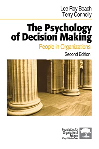 Beispielbild fr The Psychology of Decision Making: People in Organizations (Foundations for Organizational Science) zum Verkauf von BooksRun