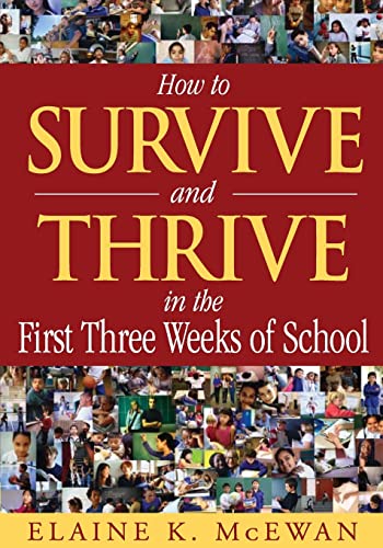 Beispielbild fr How to Survive and Thrive in the First Three Weeks of School zum Verkauf von Better World Books