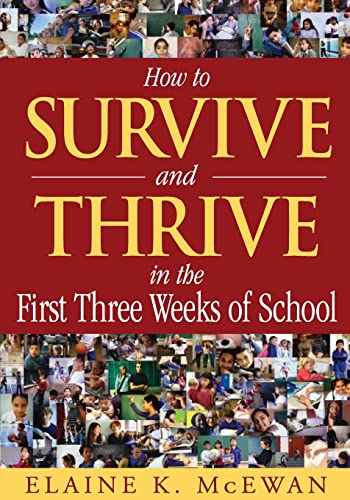 9781412904544: How to Survive and Thrive in the First Three Weeks of School