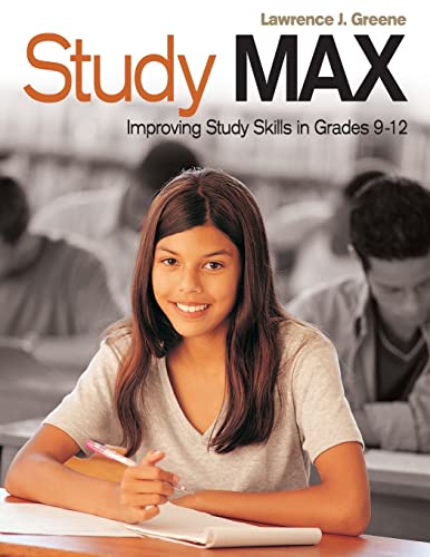 Imagen de archivo de Study Max: Improving Study Skills in Grades 9-12 a la venta por Green Street Books