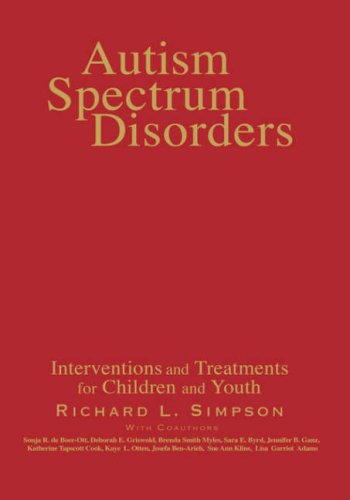 Beispielbild fr Autism Spectrum Disorders: Interventions and Treatments for Children and Youth zum Verkauf von Ergodebooks