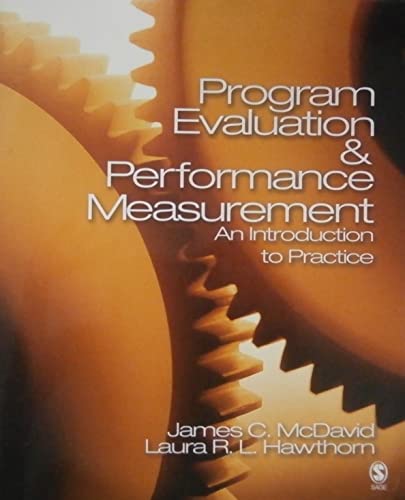 9781412906685: Program Evaluation & Performance Measurement: An Introduction To Practice