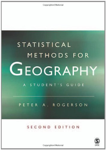 Imagen de archivo de Statistical Methods for Geography : A Student's Guide a la venta por Better World Books