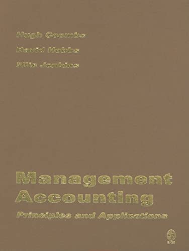 Beispielbild fr Management Accounting: Principles and Applications zum Verkauf von ThriftBooks-Atlanta