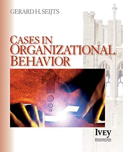 9781412909297: Cases in Organizational Behavior