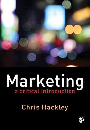 Imagen de archivo de Marketing: A Critical Introduction a la venta por MusicMagpie