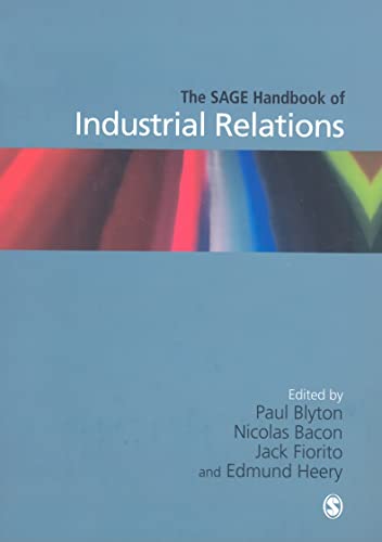 Beispielbild fr The SAGE Handbook of Industrial Relations zum Verkauf von WorldofBooks