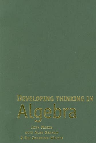 Imagen de archivo de Developing Thinking In Algebra a la venta por bmyguest books