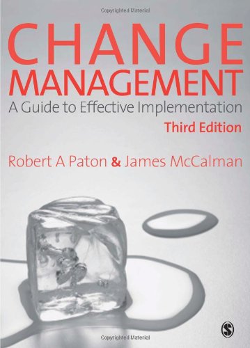 Beispielbild fr Change Management: A Guide to Effective Implementation zum Verkauf von Buchpark