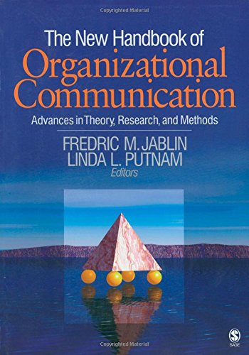 9781412915250: The New Handbook of Organizational Communication: Advances in Theory, Research, and Methods