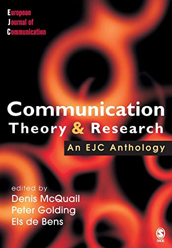 Beispielbild fr Communication Theory and Research (European Journal of Communication) zum Verkauf von HPB-Red