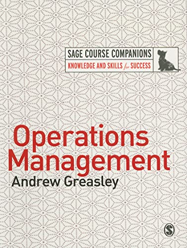 Stock image for Operations Management (SAGE Course Companions) for sale by Books Puddle