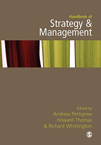 Handbook of Strategy and Management - Andrew M Pettigrew