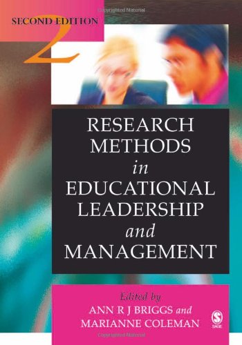 Stock image for Research Methods in Educational Leadership and Management for sale by mountain