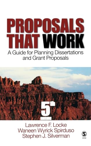 Beispielbild fr Proposals That Work: A Guide for Planning Dissertations and Grant Proposals zum Verkauf von ThriftBooks-Atlanta