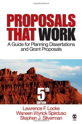 Beispielbild fr Proposals That Work : A Guide for Planning Dissertations and Grant Proposals zum Verkauf von Better World Books